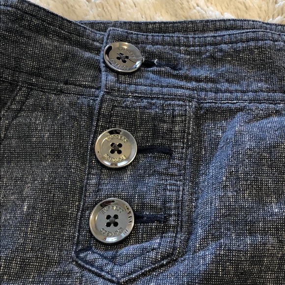 Button Front Sailor Shorts - Picture 2 of 6